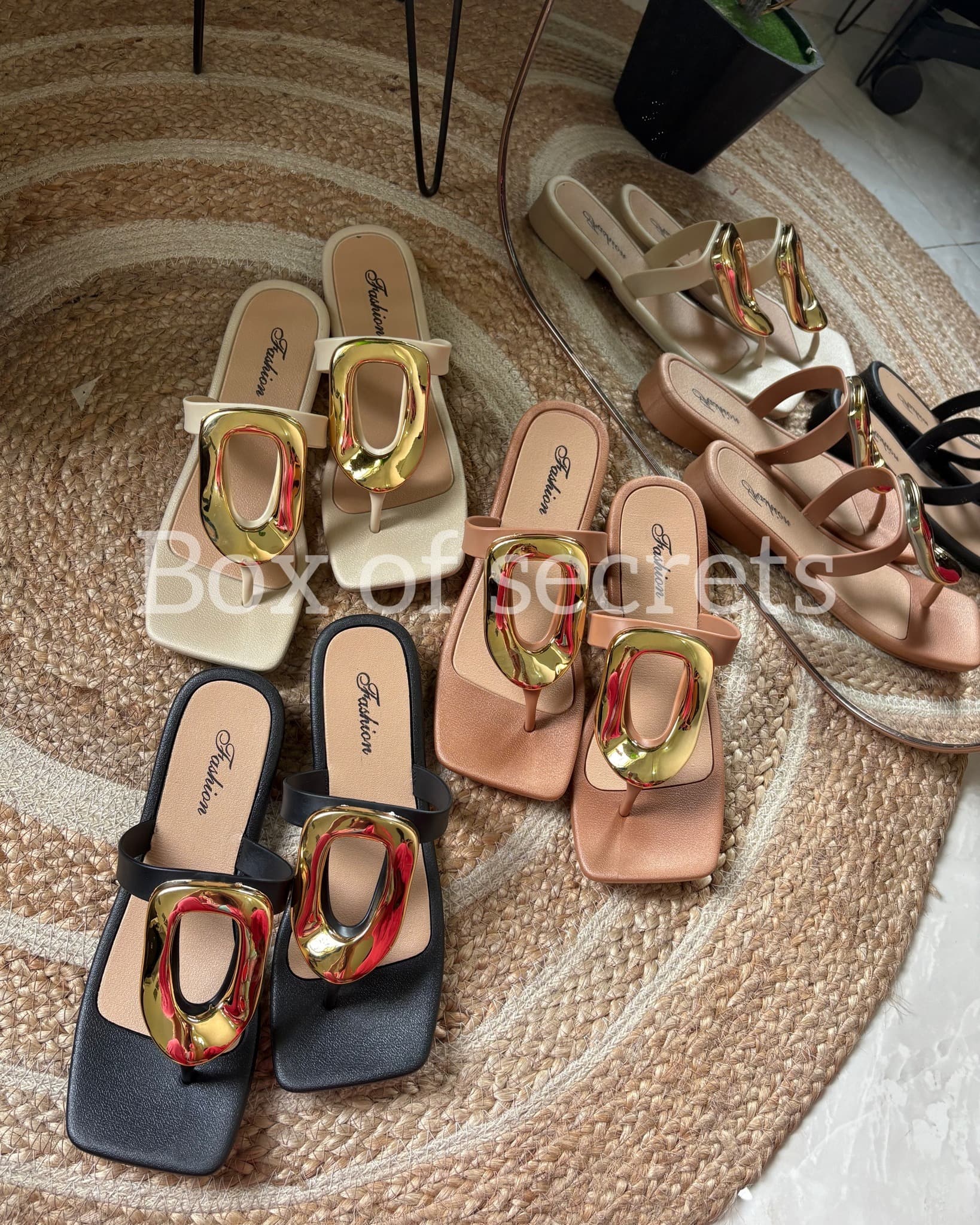 Square Open Toe Sandals