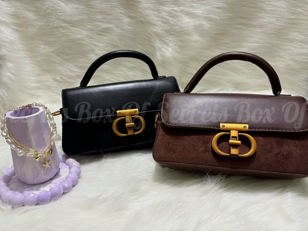 Hand Bag Mocha - Premium Versatile Retro Hand Bag
